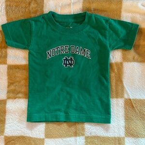 Baby Notre Dame 100% cotton t-shirt. Like new!